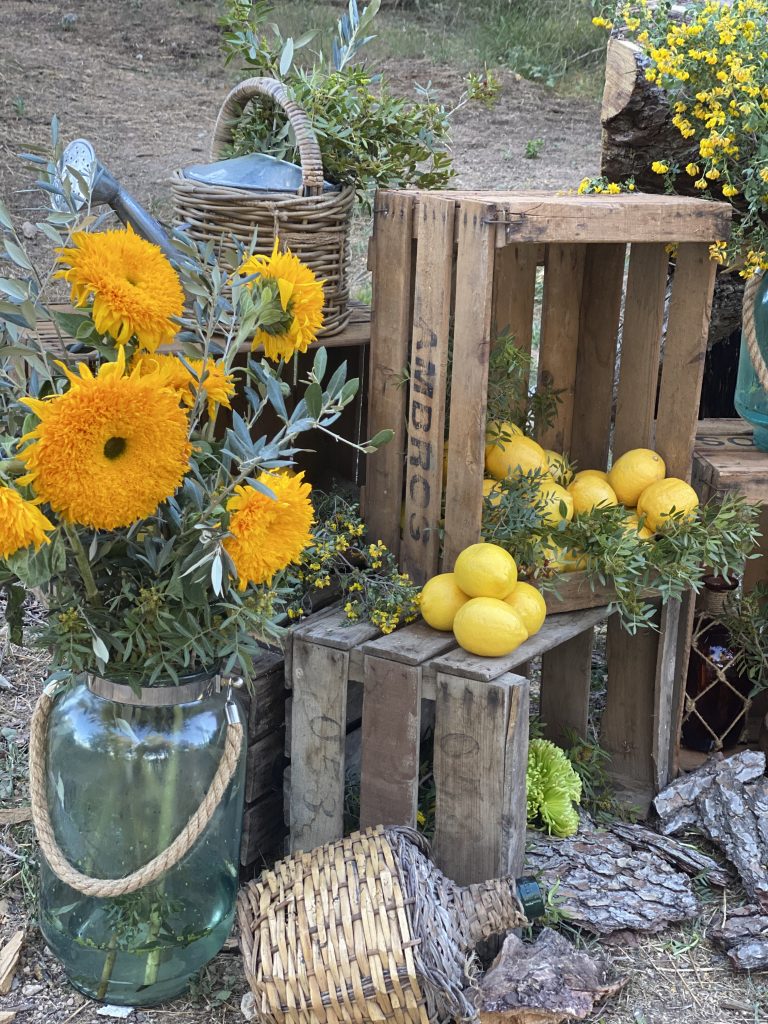 decoración bodas limones